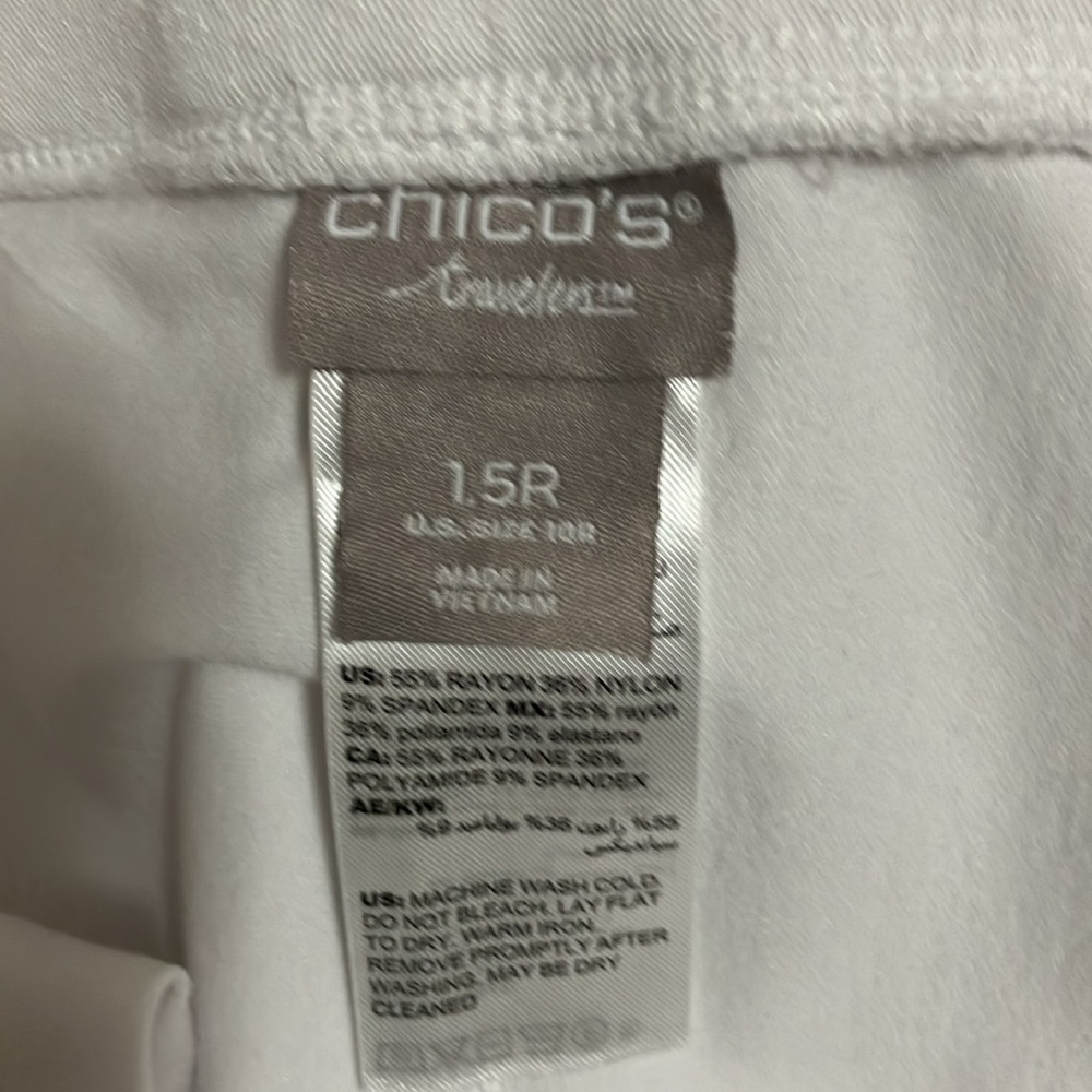 Chicos White Pant Size-1.5 R - Picture 3 of 3